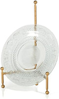 Red Co. Decorative Tripod Plate Stand and Art Holder Easel in Gold Finish - 14" h by RedCo