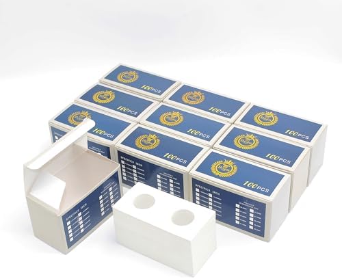 Boen 25mm Coin Flips 1000 Pcs 2x2 Cardboard Holders for Quarter by BoenCoinCollectionSupplies