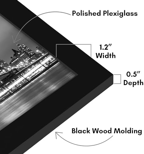 Americanflat 12x24 Poster Frame - Engineered Wood - Black - Image 3