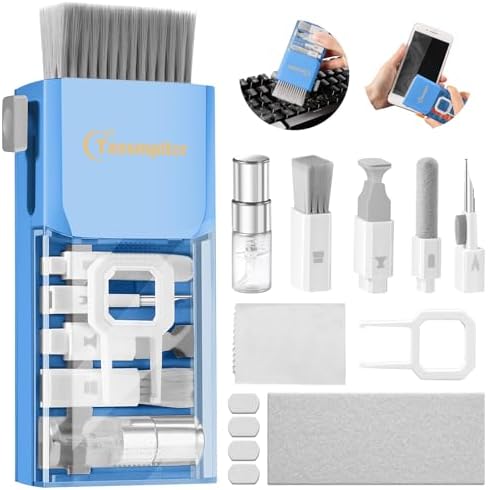 Keyboard Cleaning Kit, All-in-One Laptop & Computer Screen Cleaner, SkyBlue by Tassmpitor