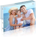 HOUSE DAY Acrylic Picture Frames 4x6, 1 Pack Magnetic 4x6 Picture Frame by HOUSEDAY