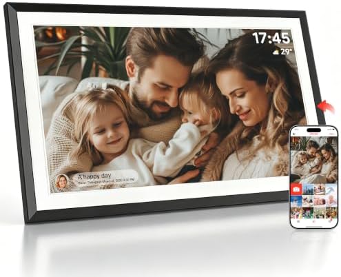 Digital Picture Frame, Frameo 15.6" WiFi Digital Photo Frame Large Display by PiPivision