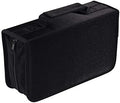 Capacity CD/DVD case Wallet, Storage,Holder,Booklet (128 Black) by Rekukos