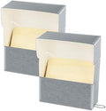 Lineco Archival Document Storage Box, 12.5" x 10.5" x 5", Gray by Lineco