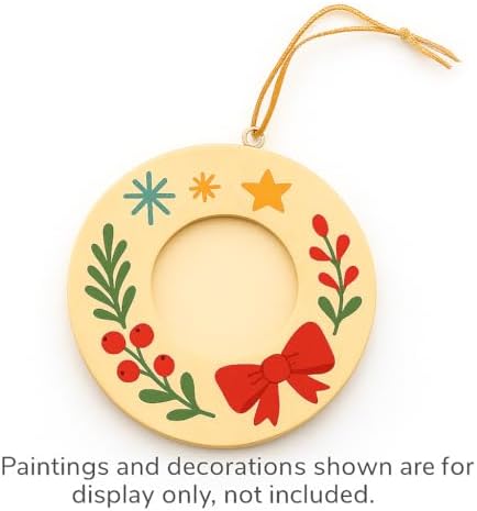 LWR CRAFTS Wooden Mini Round Photo Frame Pack of 12 - Image 6