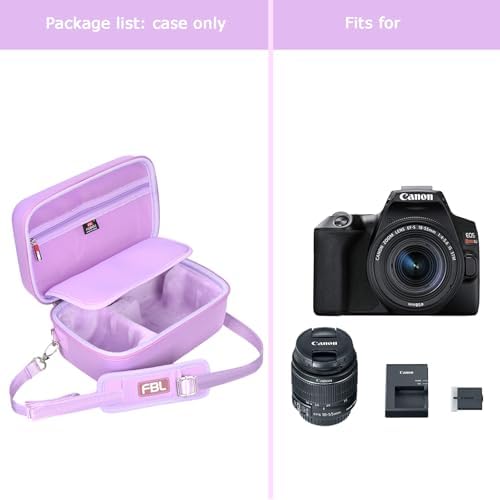 FBLFOBELI EVA Camera Case for Canon EOS Rebel T7/T8i/T5/R50/R100 - Image 7