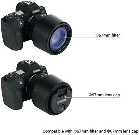 JJC Lens Hood for Canon RF 85mm f/2 Macro is STM Lens, Replaces ET-77 Hood - Image 3
