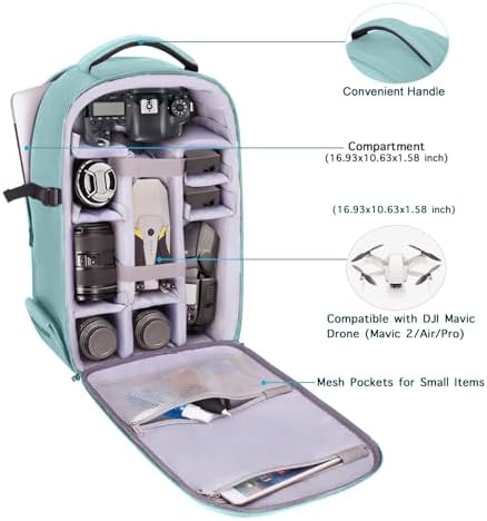 MOSISO Camera Backpack, DSLR/SLR/Mirrorless Photography Camera Bag - Image 2