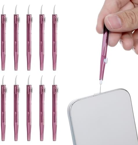 10 Pcs Charging Port Cleaner Phone Charge Port Cleaning Tool Kit Anti-Clogging Mini Brushes Cleaner Dual Side Multifunction Tools for Phone Camera Lens Speaker and Receiver by Unknown