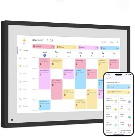 Dragon Touch 10.1 inch Digital Calendar Digital Picture Frame by DragonTouch