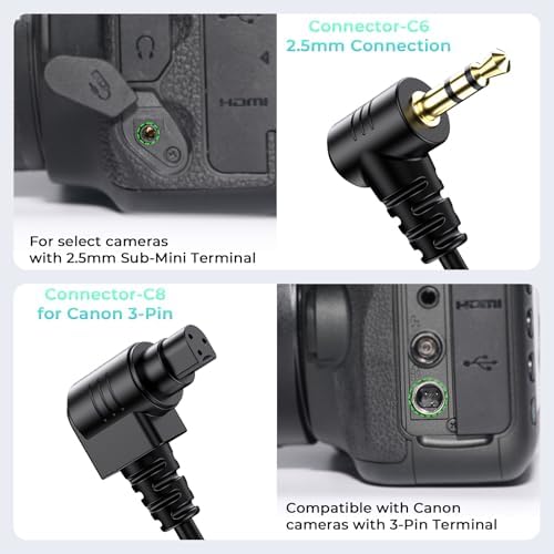 Rechargeable Wireless Camera Remote Control for Canon Shutter Release - Image 6