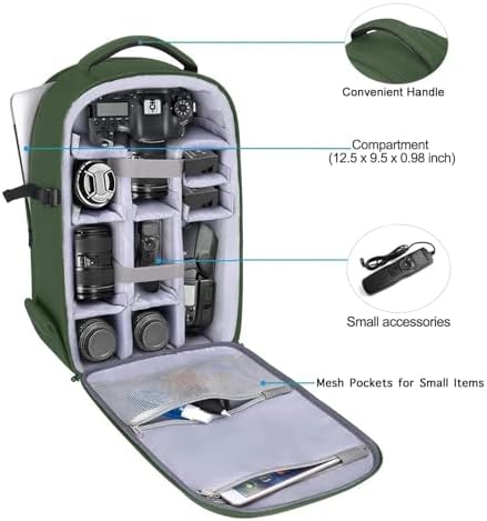 MOSISO Camera Backpack, DSLR/SLR/Mirrorless Photography Camera Bag - Image 2