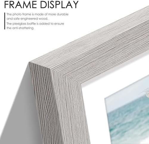 DUENPY 8x14 Collage Frame For 3 4x6 Photos Grey - Image 5