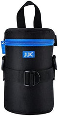 JJC Deluxe Lens Case Pouch Bag for Camera Lens Below 3.15" x 6.1"(D x L) by JJC