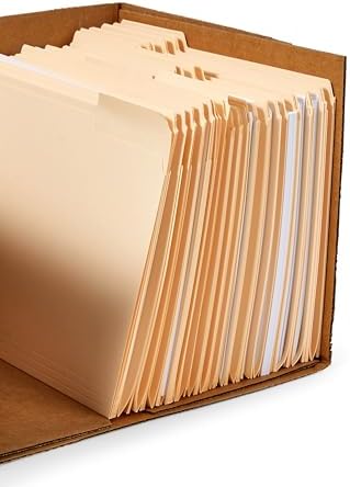 Amazon Basics Storage/Filing Boxes with Lift-Off Lid, Letter/Legal Size, Collapsible, Tape-Free Assembly, White, 16.2" L x 12.5" W x 10.5" H, 20-Pack - Image 3