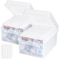 Lifewit 18 Pcs 5"x7" Photo Storage Box, Acid-Free, Clear by Lifewit