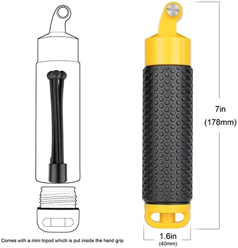 GEPULY Floating Hand Grip for GoPro Mission 1 DJI Action 6 Insta360 AKASO - Image 4