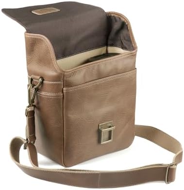 MegaGear Genuine Leather Camera Messenger Bag Mirrorless Portable electronic device cover - Image 3