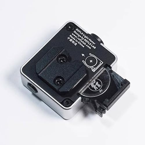 Camera Top Light Meter, Ambient Light Digital Exposure Meter with 30° FOV, OLED Screen, Silver - for Film Cameras, Photography & Studio Use - Image 5