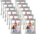 Giftgarden 5x7 Picture Frame Silver Set of 12, Multi Modern 5 by 7 Photo Frames Bulk for Wall or Tabletop Display by Giftgarden