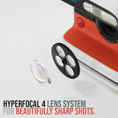 Polaroid Flip Instant Camera + Color Film Bundle (8 Photos Included) - Black - Hyperfocal 4-Lens System, Sonar Autofocus, and Scene Analysis, Bluetooth Companion App, with Lens Cleaning Cloth - Image 2