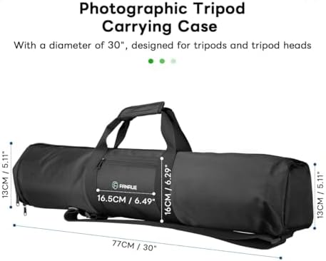 FANAUE TB-65 Tripod Carrying Case Bag 30" - Duty Nylon Bag with 1 External Pocket and Full Length Zippered Closure Plus，Compatible with DeathGrip, Havoc Shooting Rests for Hunting and Outdoors - Image 2