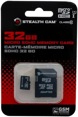 STEALTH CAM SD Card - High-Speed Data Transferring Storage Game Trail Hunting Scouting Photo Video Recording Cameras, SDHC 32GB MicroSD Memory Card - Image 2