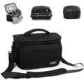 Cwatcun Camera Crossbody Shoulder Messenger Case, DSLR/SLR/Mirrorless Travel Photography Sling Bag with Tripod Holder and Rain Cover for Canon, Nikon, Sony, Fuji Cameras, Lens and Accessories by FocusonCameraBag