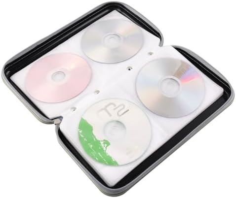 alavisxf xx CD Holder, 72 Capacity Hard Plastic Storage Case for Car - Image 3