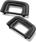 (2pcs) DK-20 Rubber Eyecup Eyepiece Viewfinder Eye Cup for Nikon D5200 D5100 D3100 D3000 D60 Camera (Two) by Dromirow