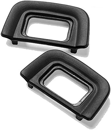 (2pcs) DK-20 Rubber Eyecup Eyepiece Viewfinder Eye Cup for Nikon D5200 D5100 D3100 D3000 D60 Camera (Two) by Dromirow