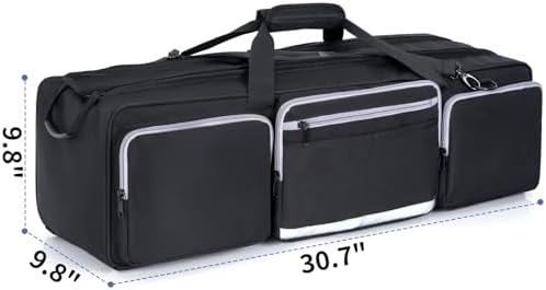 Tripod Carrying Case, 30.7" Heavy Duty Tripod Bag with Padded Divider - Image 2