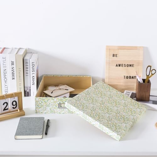 Soul & Lane - Photo Memory Storage Box, 14.8x13x3.7 In, Citrus Garden - Image 6