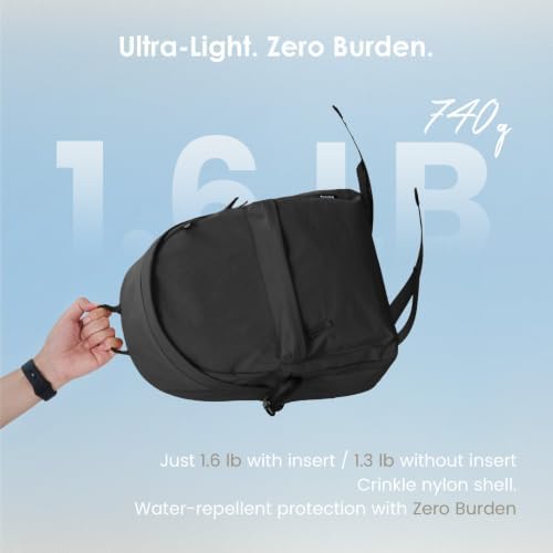 TARION Casual Camera Backpack 15L Urban Photography Bag, Once LT15, Black - Image 3