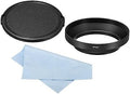 PATIKIL 67mm Lens Hood, Wide Angle Matte Surface Anti-Reflective Inside Hood with Cap and Cleaning Cloth for Camera Lens, Black for Nikon, for Fujifilm, for Pentax, for Leica by PATIKIL