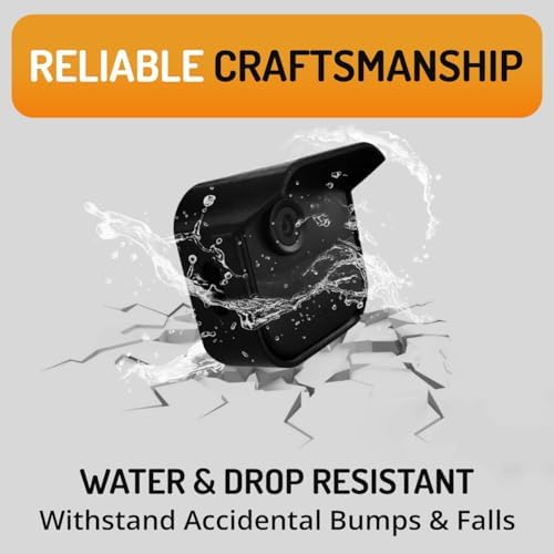 SplashNColor Blink 4 Outdoor Camera Waterproof Cover – Weatherproof Protective Skin Cover for Blink Outdoor 4 – Durable Blink Covers for Outdoors Waterproof - Easy Installation - 2 Pack - Black - Image 3