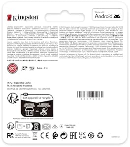 Kingston Canvas Go Plus 64GB microSD Card | Up to 200MB/s | Class 10, UHS-I, U3, V30, A2 | SDCG4/64GB - Image 4