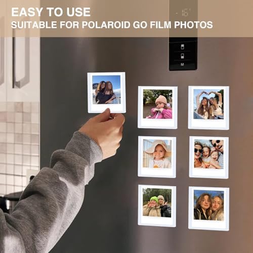CAIYOULE Fridge Magnetic Picture Frame for Polaroid Go Instant Film Photo - Image 5