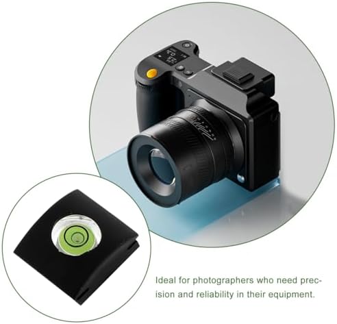 5pcs Hot Shoe Covers with Spirit Level Camera Hot Shoe Protector Cover for Digital Cameras Flashlight Accessory Stability Protection for Accurate Shots - Image 2