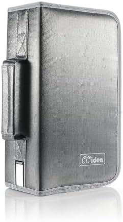 CCidea CD Case DVD Storage Holder, 128 Capacity DVD Cases Organizer CD Plastic Protective Carrying Binder,Portable Cd Wallet for Home Travel (Gray) - Image 6