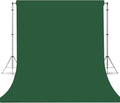 Dark Green Photography Backdrop for Photoshoot, Fabric 8x10ft | Versatile Studio Photo Backgrounds, Non Reflective, Easy to Use, for Portraits, Product, Party, Video Creation by TERSUM