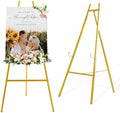 Gold Easel Stand for Sign, 43.5in Heavy Duty by milostelom