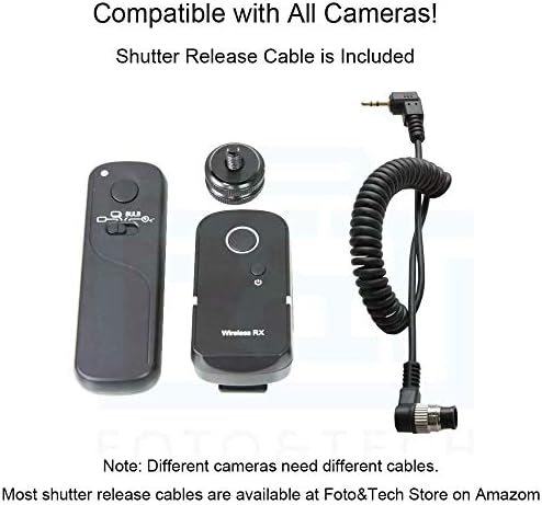Foto&Tech 360 Any Angle 100m Wless Rmote Control Shutter Release (Compatible with Nikon Z9 Z8 D850 D500 D5 D4 D3 D3x D3s D810A D810 D800 D800E D2 D2H D2Hs D2X D200 D300) - Image 7