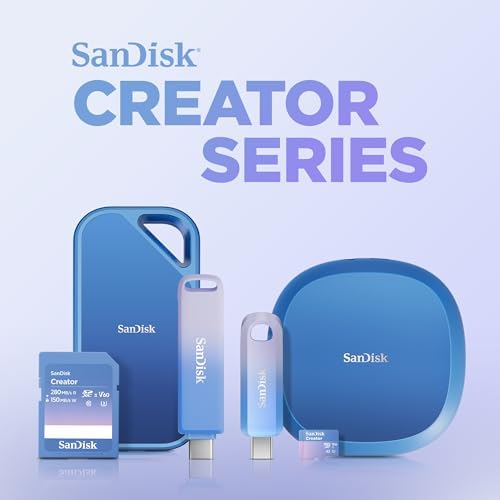 SANDISK 128GB Creator SD UHS-II Card, Read speeds up to 280MB/s, for DSLR and Mirrorless Cameras, 4K UHD, 6K Video, V60, 1 Month of Adobe Creative Cloud Included - SDSDXEP-128G-GNCIS - Image 6