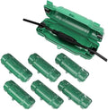 7 Pack Outdoor Extension Cord Safety Cover, Waterproof, Green by Unknown