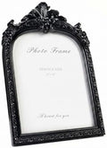 Cuspin 8x10 Black Picture Frame Vintage Ornate Arched Gothic Photo Frame by Cuspin
