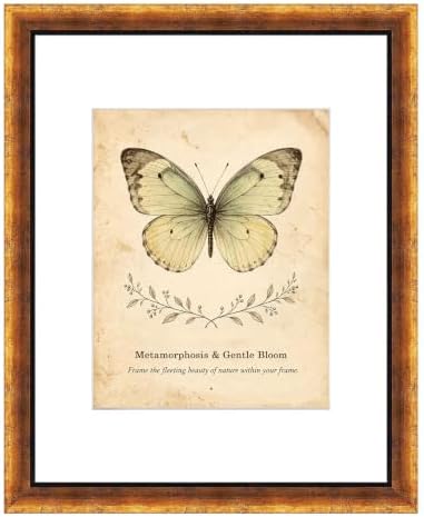 XUANLUO 1 pcs 11x14 Picture Frame with Gold Color,Rustic Retro Photo Frame by XUANLUO