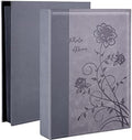 Artmag Photo Album 4x6 300 Photos, Extra Large Capacity Leather Cover Wedding Family Photo Albums Holds 300 Horizontal 4x6 Photos(Grey) by Artmag