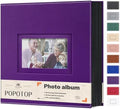 Popotop 4x6 Photo Album Holds 800 Pictures, Vegan Leather Hardcover by Popotop