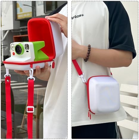 Camera Case for Polaroid Now/Now+/I-Type/Flip Instant Camera, White - Image 4